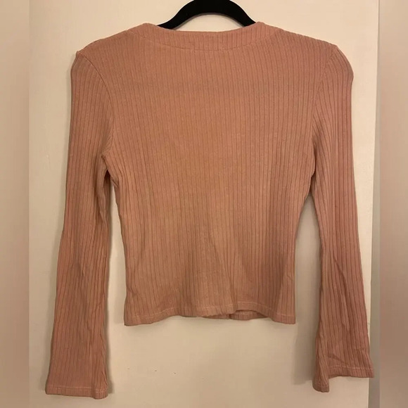 Reformation Pink Long Sleeve Top - Picture 3 of 7